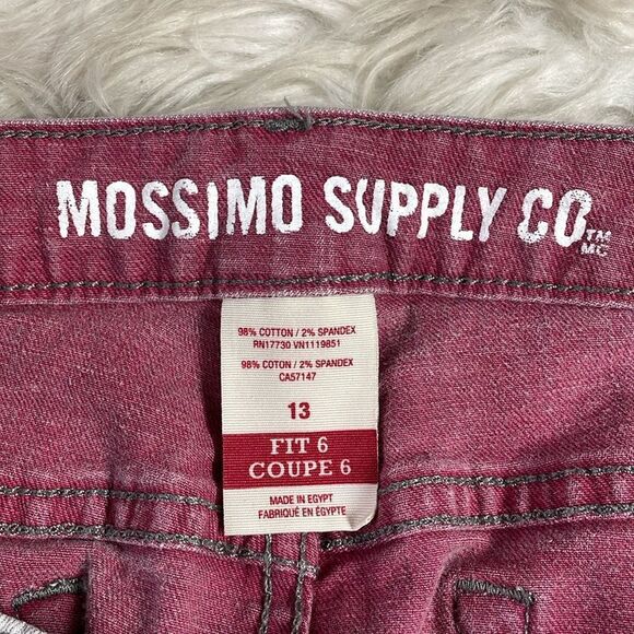 Mossimo Supply Co Ladies Crop Pantacourt Cotton Jeans, Size 13, Faded Gray - Picture 8 of 10
